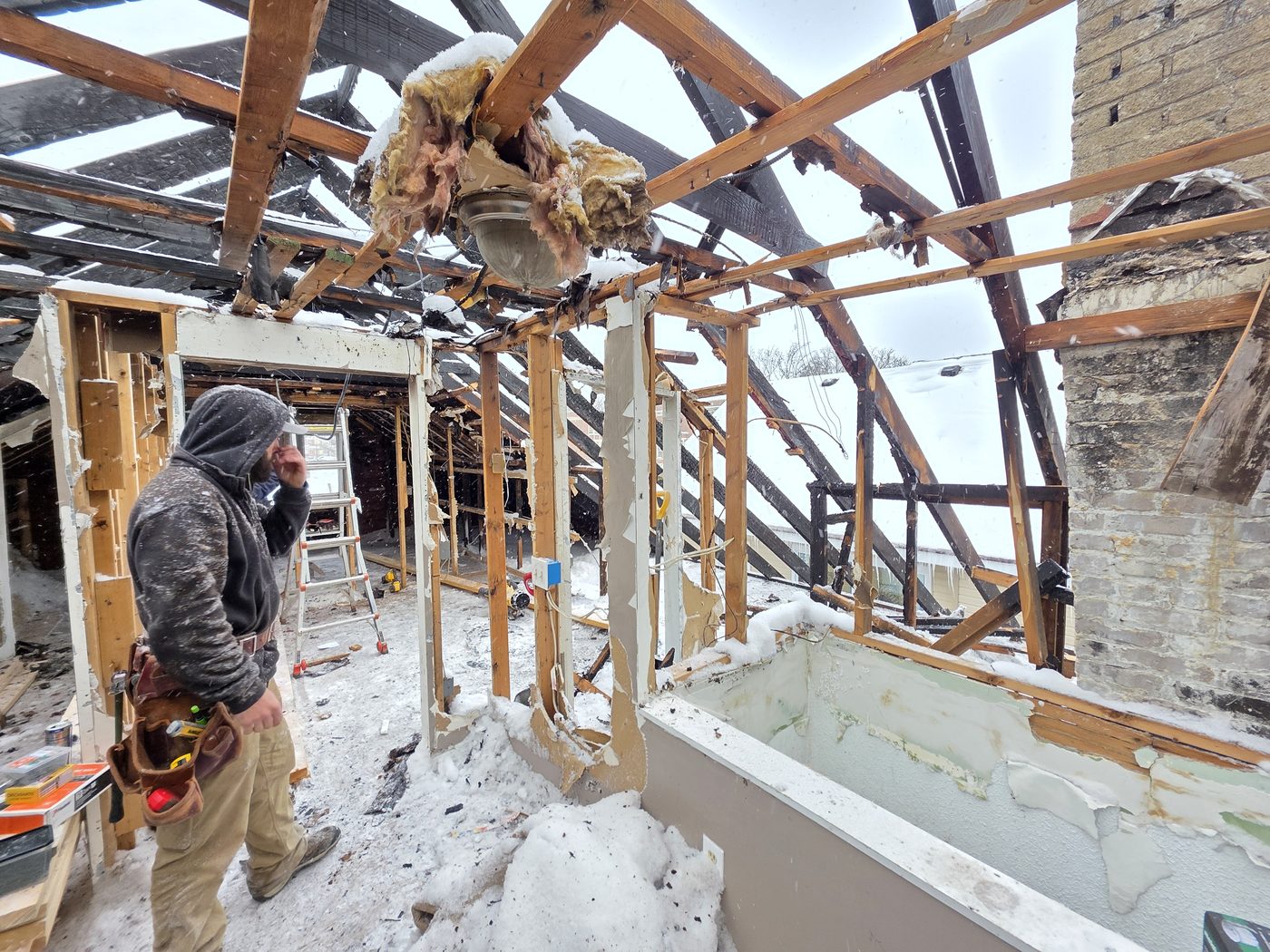 Fire Damage Demolition & Rebuild