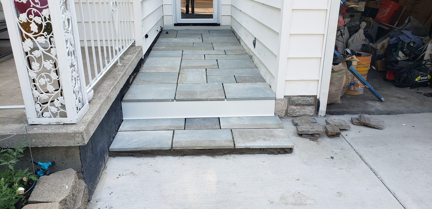 Flagstone Entry & Steps
