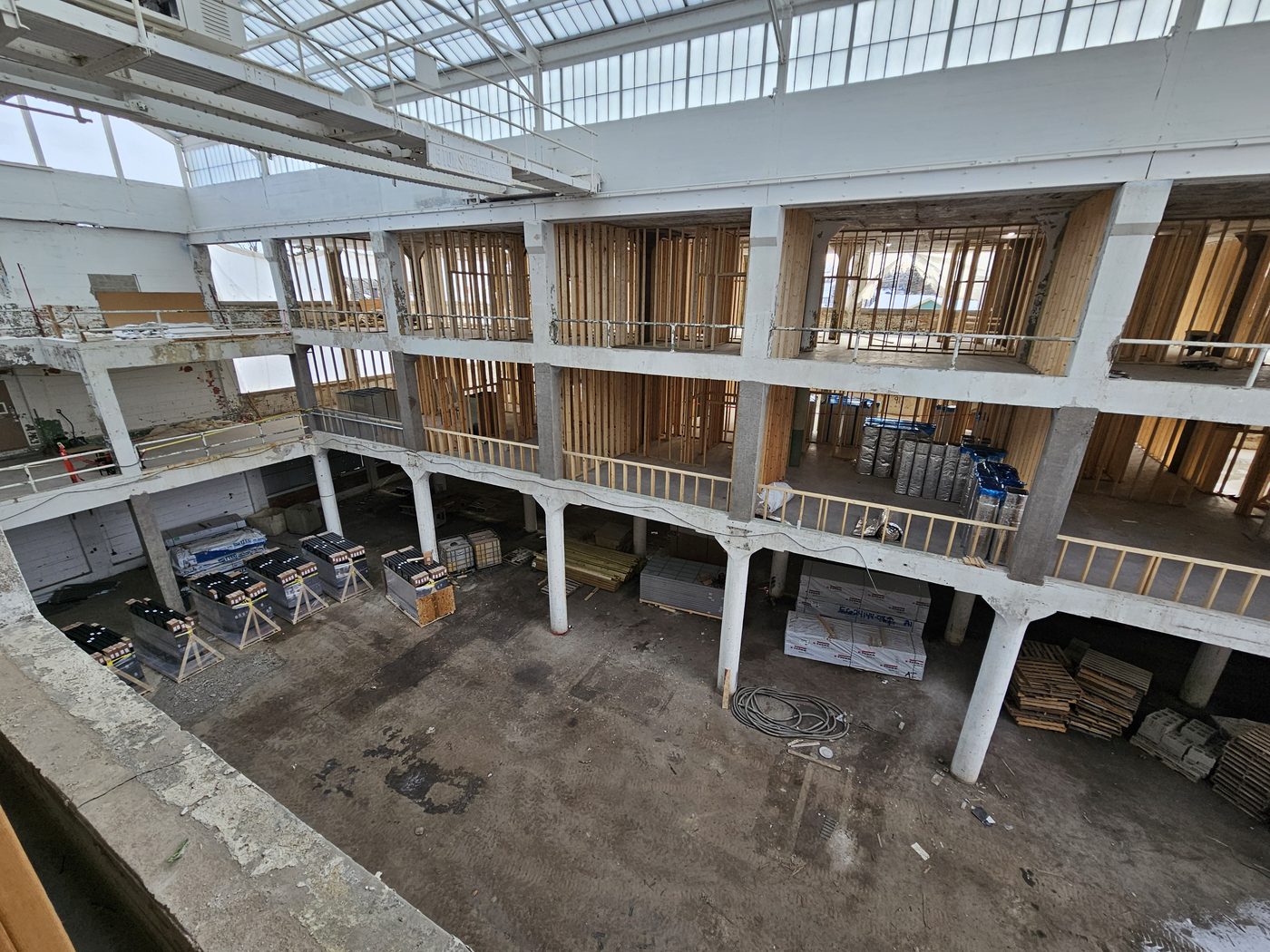 Harrison Place Lofts — Atrium Framing