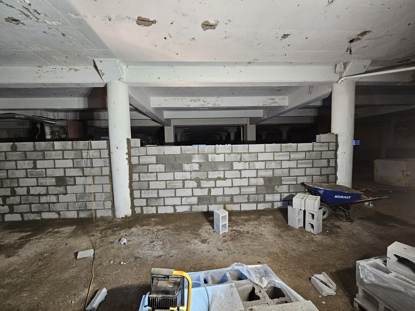 Commercial Masonry — CMU Block Wall